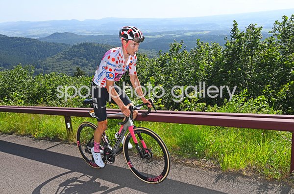 Neilson Powless Usa Polka Dot Mountain Jersey Stage Tour De France