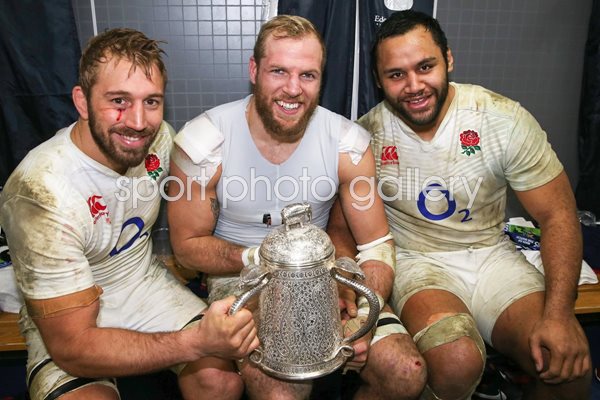 England Back Row Calcutta Cup Winners Murrayfield 2016