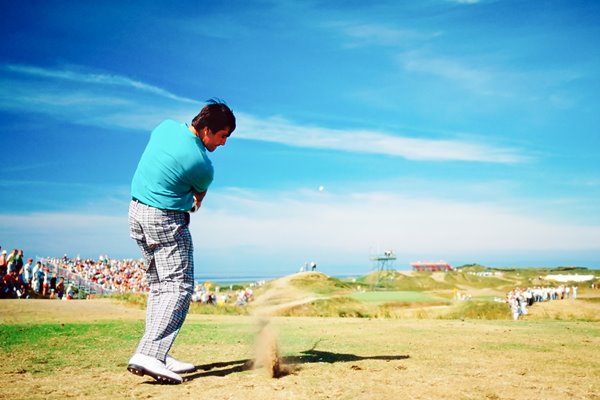 Seve at the Postage Stamp Troon