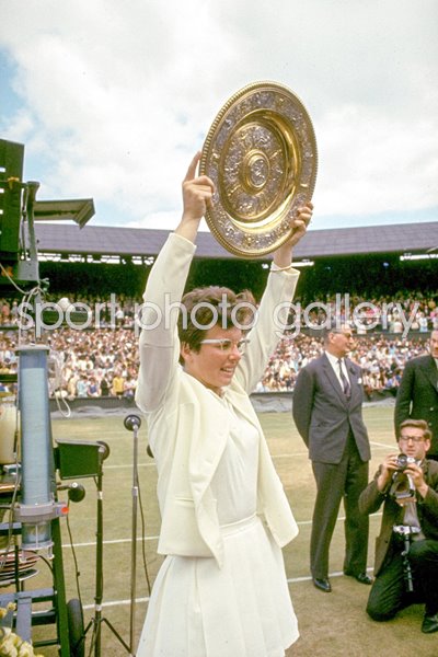 Wimbledon Photo Tennis Posters Billie Jean King