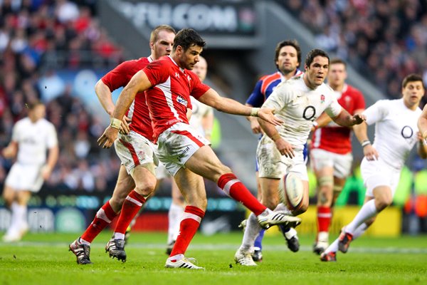 Mike Phillips Wales Scrum Half v England 2012