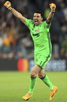 Gianluigi Buffon Juventus v Monaco Champions League 2017