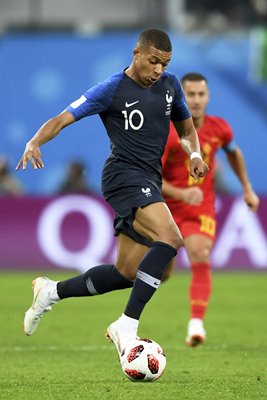 Kylian Mbappe Belgium v France Semi Final 2018 World Cup