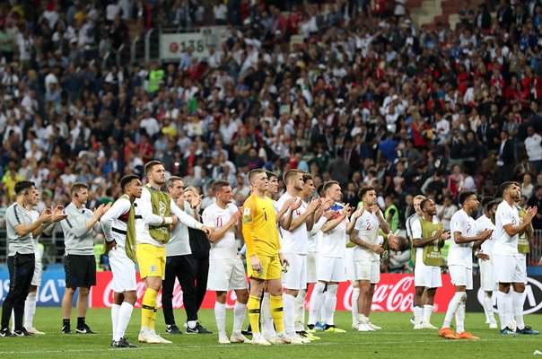 England World Cup 2018 Farewell to Fans Semi Final Moscow