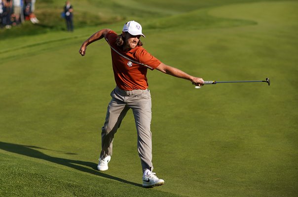 Tommy Fleetwood Europe Foursomes Day 2 2018 Ryder Cup
