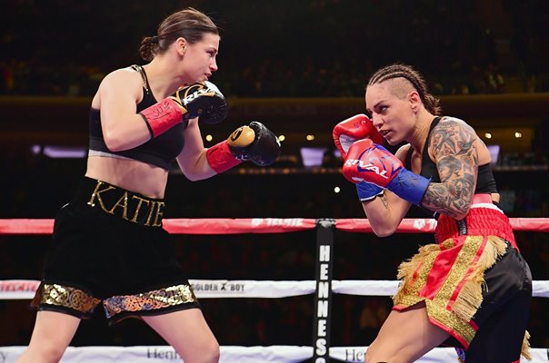 Katie Taylor Ireland v Eva Wahlstrom World Title Fight New York 2018