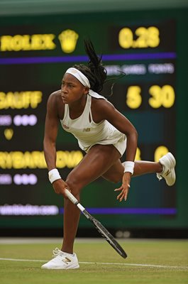 Cori Gauff USA v Magdalena Rybarikova Wimbledon 2019