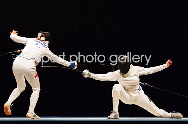 Magdalena Grabowska Poland v Imke Duplitzer Germany Fencing 2008