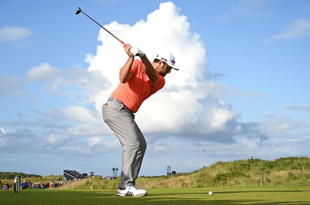 Jon Rahm 14th Tee British Open Royal Portrush 2019