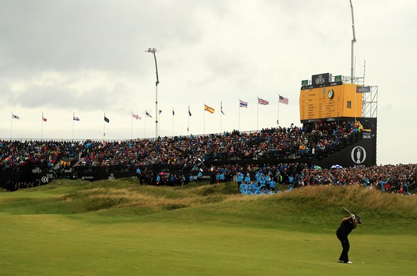 Shane Lowry Ireland Approach Shot 18th Hole Royal Portrush 2019