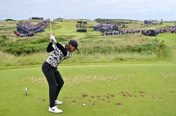 Tommy Fleetwood England 13th tee Final Round British Open 2019