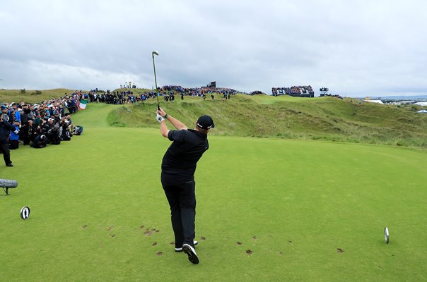 Shane Lowry Ireland 16th tee Final Round Open Championship 2019