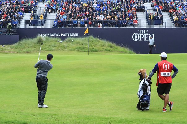 Rory McIlroy Northern Ireland 18th Green Royal Portrush Open 2019