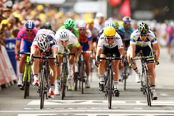 Mark Cavendish wins Stage Two Tournai 2012