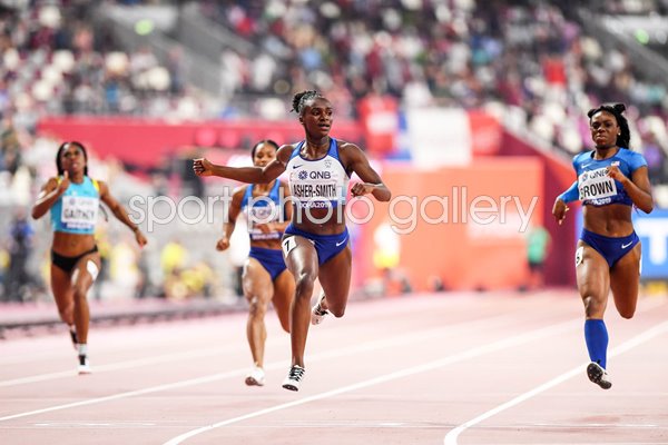 Dina Asher-Smith Great Britain Wins 200m Final World Athletics Doha ...