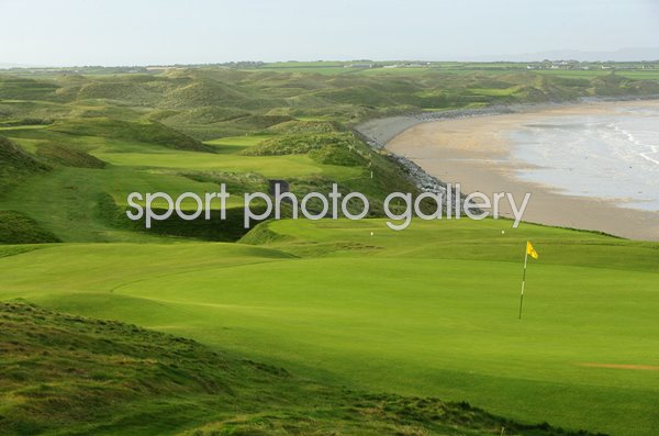 Ballybunion Old Course 10th green & 11th hole Co. Kerry Ireland