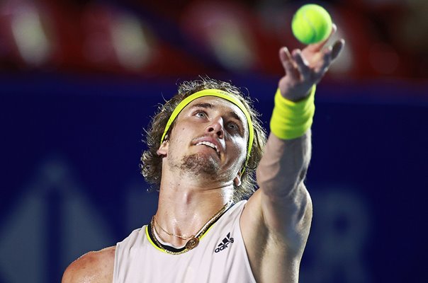 Alexander Zverev Germany Mexican Open Serve 2021