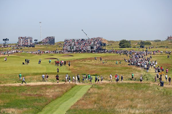 2nd Hole Royal St George's Sandwich Final Round The Open 2021
