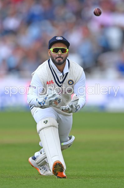 Rishabh Pant Indian wicketkeeper v England Trent Bridge 2021 Images ...