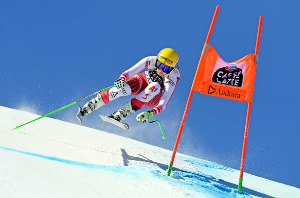 Cornelia Huetter Austria Women's Downhill Alpine World Cup Andorra 2019