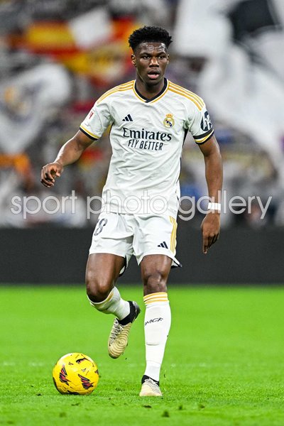 Aurelien Tchouameni Real Madrid v Barcelona La Liga Estadio Santiago ...