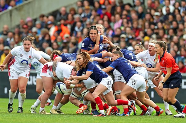 Pauline Bourdon Sansus France v England Women's Six Nations Bordeaux 2024  