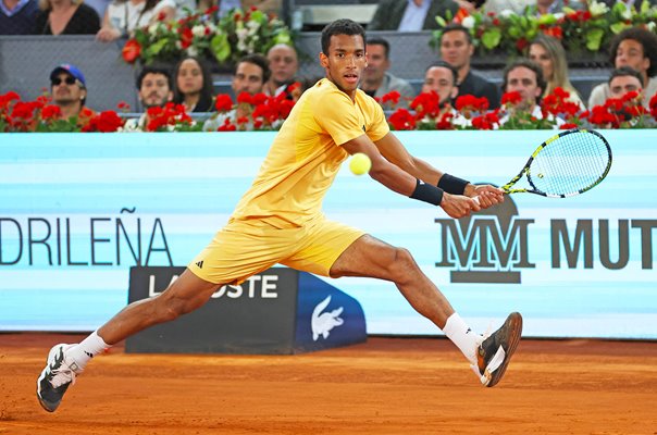 Felix Auger-Aliassime Canada backhand Madrid Open Final 2024