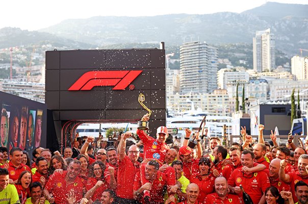 Race winner Charles Leclerc Monaco & Ferrari Monaco Grand Prix winner 2024