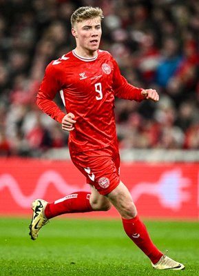 Rasmus Højlund Denmark v Switzerland International Friendly Copenhagen 2024