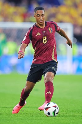 Youri Tielemans Belgium v Romania Group E Cologne EURO 2024