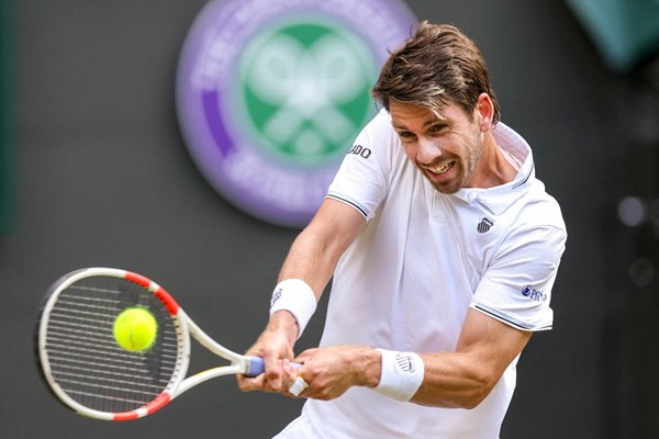 Cameron Norrie Battle of the Brits backhand v Jack Draper Wimbledon 2024