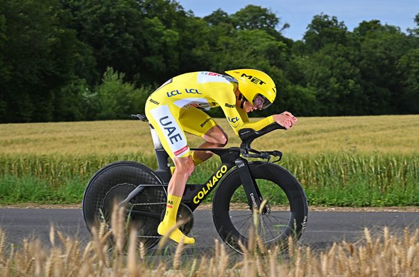 Tadej Pogacar Slovenia Time Trial Stage 7 Tour de France 2024