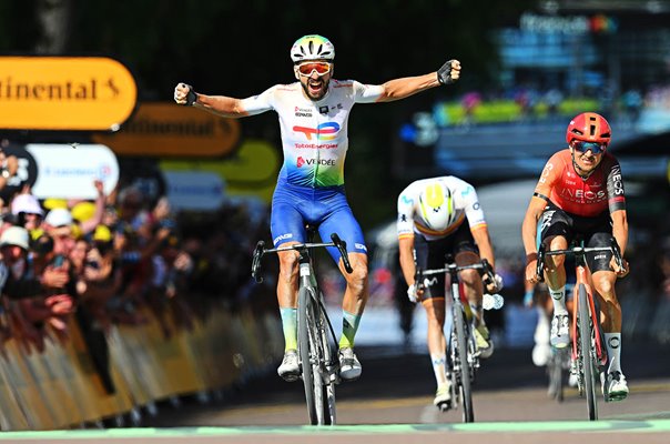 Anthony Turgis France wins Stage 9 sprint finish Tour de France 2024