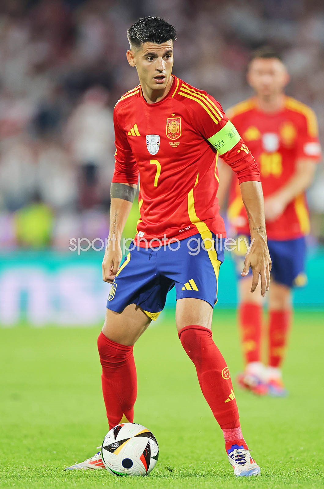 Alvaro Morata Spain v Georgia Last 16 Cologne EURO 2024 Images ...