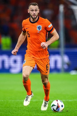 Stefan de Vrij Netherlands v Turkey Quarter-Final Berlin Germany EURO 2024