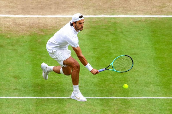 Lorenzo Musetti Italy v Taylor Fritz USA Quarter Final Wimbledon 2024