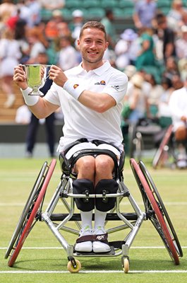 Alfie Hewett Great Britain Gentlemen's Wheelchair Singles Champion Wimbledon 2024