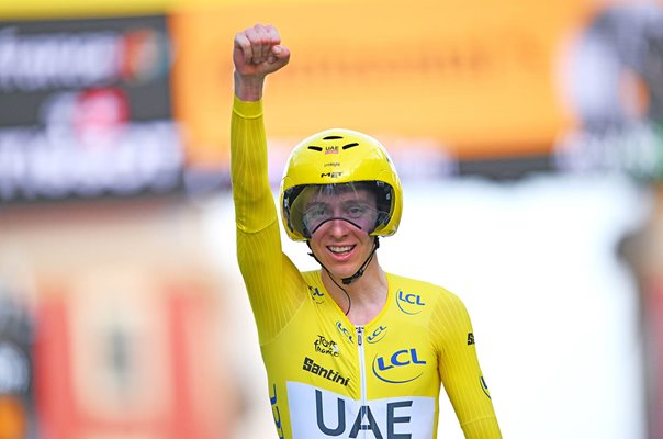 Tadej Pogacar Slovenia wins Stage 21 to seal Tour de France title Nice 2024