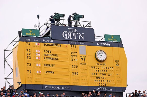 British Open Final Scoreboard Royal Troon Scotland 2024