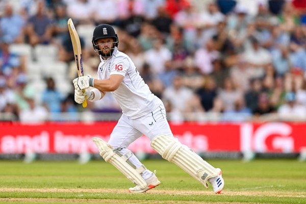 Ben Duckett England bats v West Indies Trent Bridge Test 2024