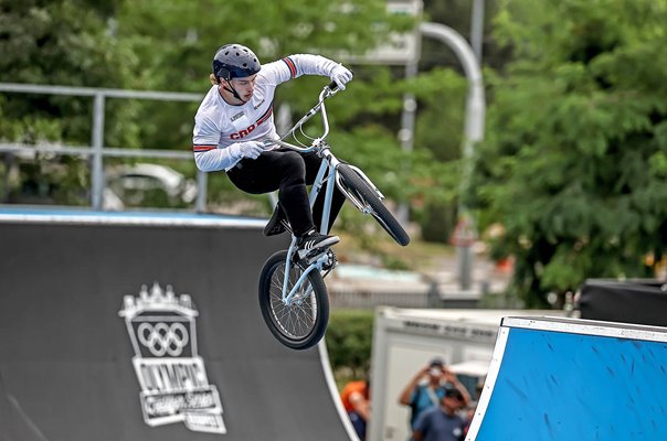 Kieran Reilly Great Britain BMX Olympic Qualifier Series Budapest 2024