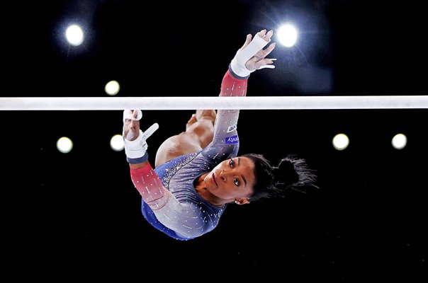 Simon Biles USA Uneven Bars Gymnastics World Championships Antwerp 2023