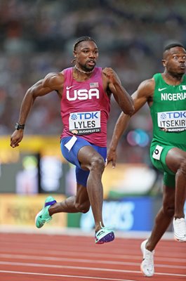 Noah Lyles USA 100m World Athletics Championships Budapest 2023