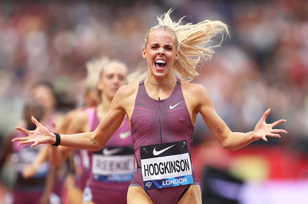 Keely Hodgkinson Great Britain wins 800m Diamond League London 2024