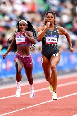 Gabby Thomas 200m US Olympic Team Track Trials Eugene Oregon 2024