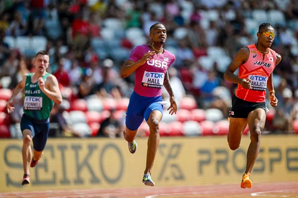 Quincy Hall USA 400m World Athletics Championships Budapest 2023