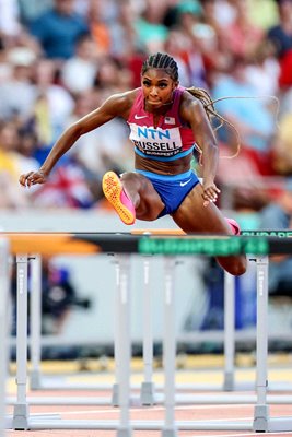 Masai Russell USA 100m hurdles World Athletics Championships Budapest 2023