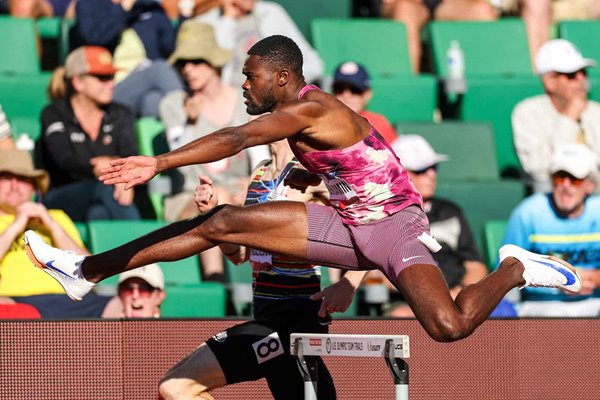 Rai Benjamin USA 400m hurdles US Olympic Team Trials Eugene 2024