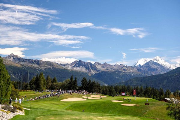 7th Hole European Masters Crans-sur-Sierre Golf Club Switzerland 2024