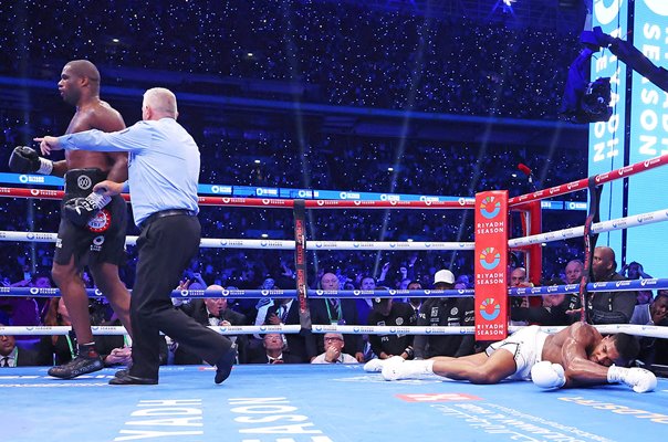 Daniel Dubois knocks out Anthony Joshua Wembley Stadium 2024